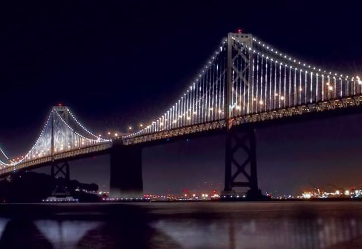 Most w San Francisco rozbłyśnie tysiącami LED-ów