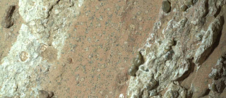 Plamki, które mogą świadczyć o istnieniu życia, odkryto na Marsie