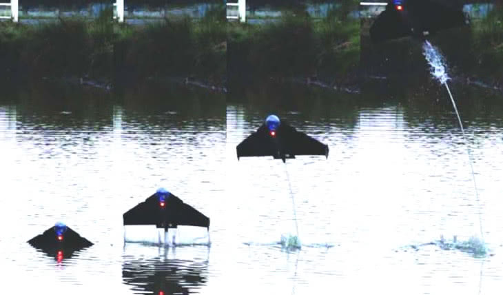 Robot wyskakujący z wody na ponad 20 metrów