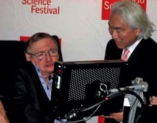 Stephen Hawking i Michio Kaku na Światowych Dniach Nauki w 2010 r.