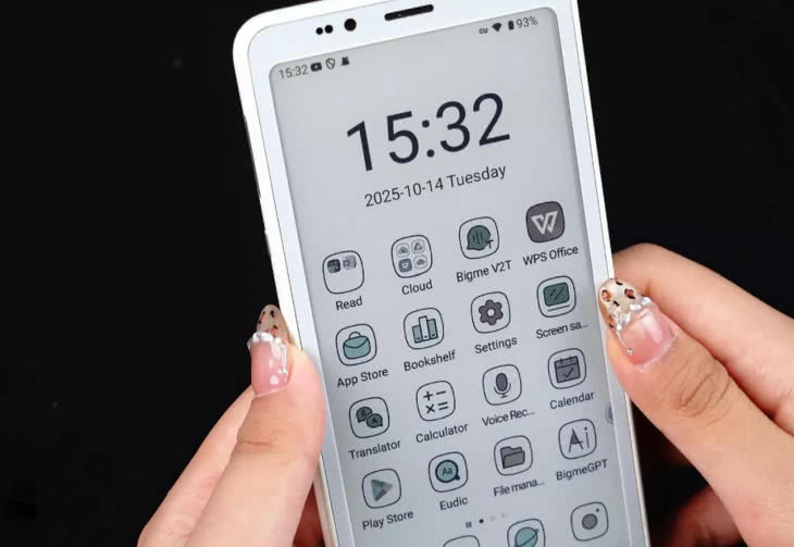 Smartfon z ekranem jak e-czytnik