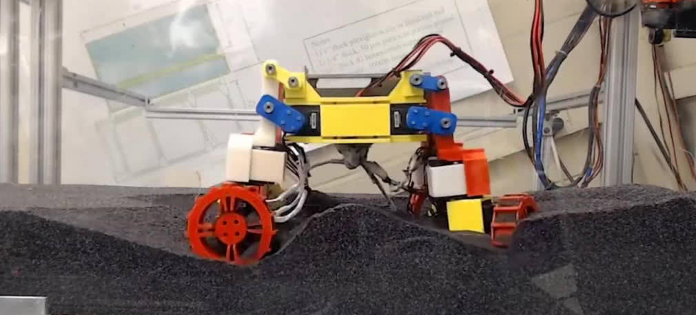 Robot, który nie grzęźnie w piasku