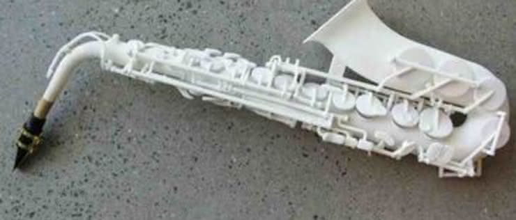  Saksofon z drukarki 3D