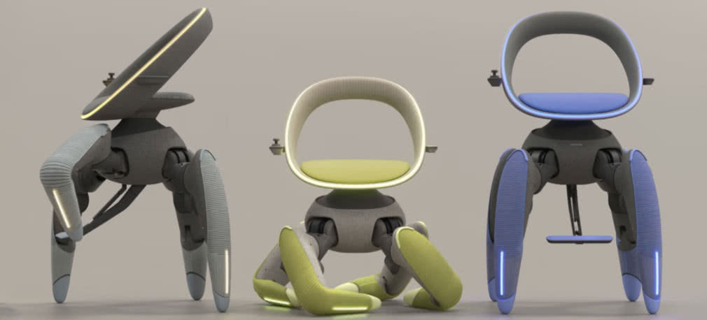 Zamiast tradycyjnego wózka inwalidzkiego - robot w kształcie krzesła na przegubowych nogach