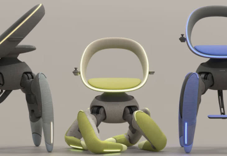 Zamiast tradycyjnego wózka inwalidzkiego - robot w kształcie krzesła na przegubowych nogach