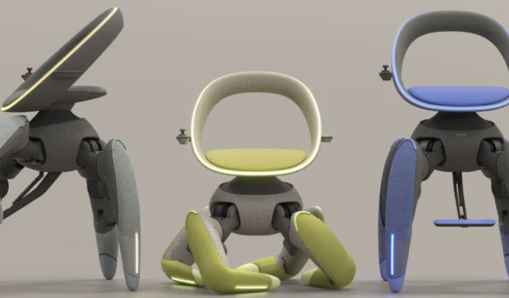 Zamiast tradycyjnego wózka inwalidzkiego - robot w kształcie krzesła na przegubowych nogach