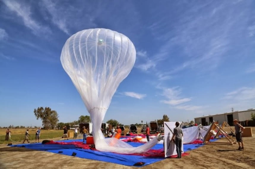 Balon Projektu Loon w Peru