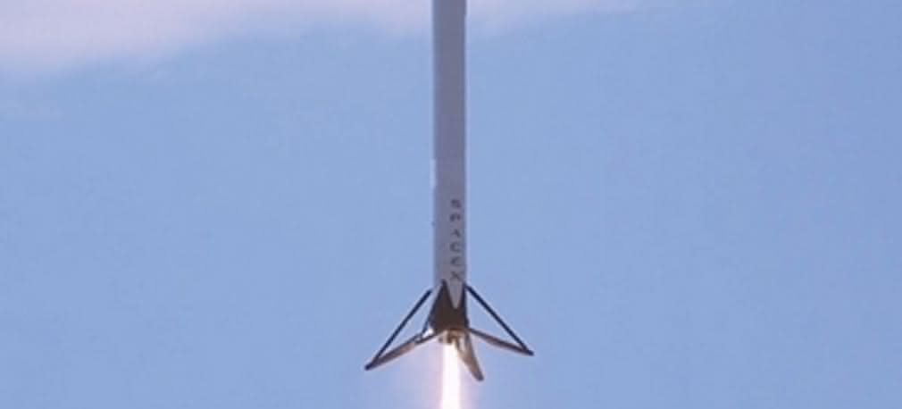 Falcon 9 w oceanie