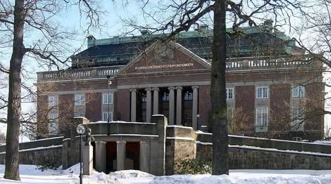 Siedziba Królewskiej Szwedzkiej Akademii Nauk, gdzie mieści się komitet noblowski w dziedzinie fizyki i chemii
