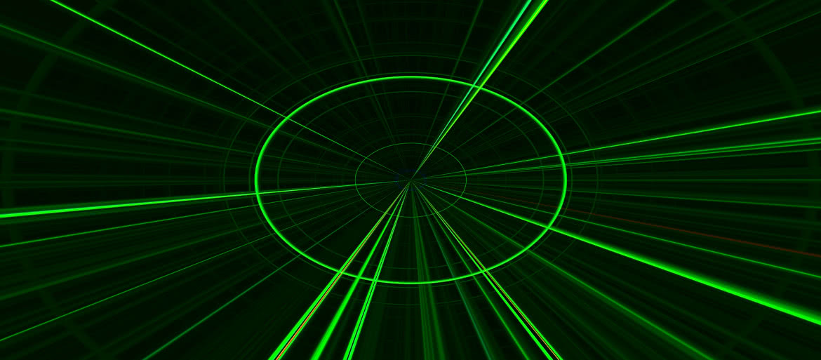 Laser w kształcie świetlistych pierścieni zamiast prostej wiązki