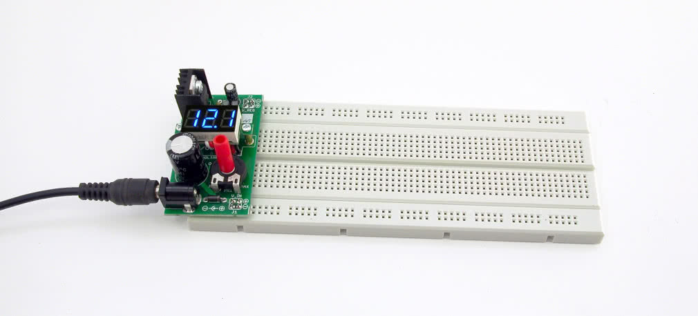 AVT1990 - regulowany zasilacz do płytek stykowych