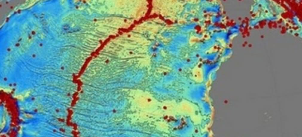 Szczegółowa mapa dna oceanów