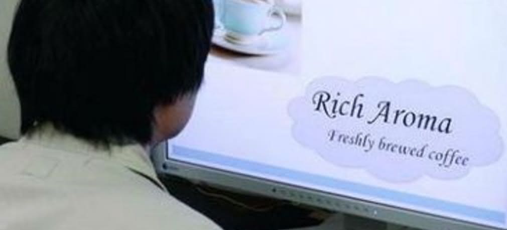 Pachnący wyświetlacz LCD