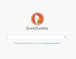 DuckDuckGo - strona startowa