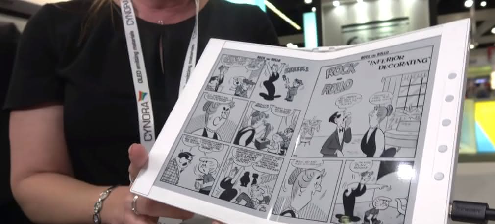 Czytnik giętki niczym papier