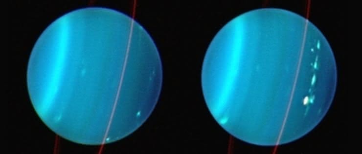 Niezwykła burza na Uranie