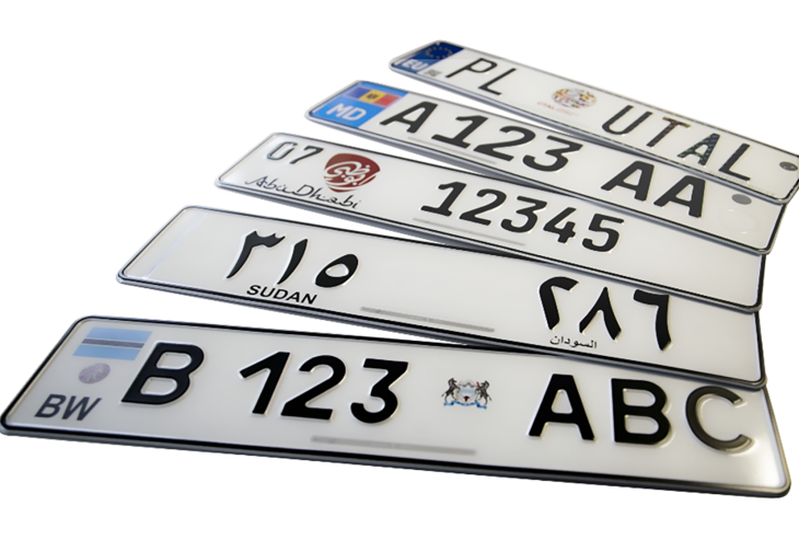 Samochodowe tablice rejestracyjne z RFID
