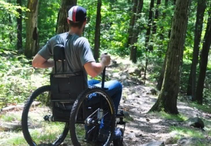 Wózek inwalidzki off-road