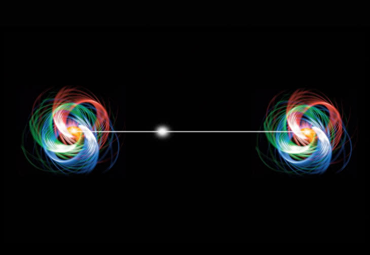 Pamięci kwantowe splątane na odległość 50 kilometrów