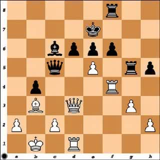 Siergiej Karjakin - Fabiano Caruana, pozycja po 30.e5!