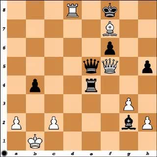 Końcowa pozycja w partii Siergiej Karjakin - Fabiano Caruana