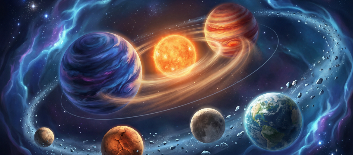 Skała poza gigantami - układ planetarny wywrócony na lewą stronę