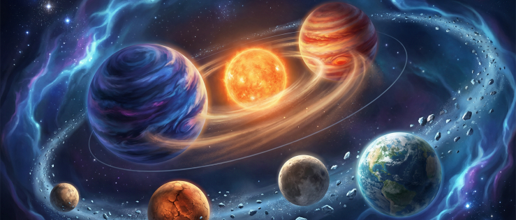 Skała poza gigantami - układ planetarny wywrócony na lewą stronę