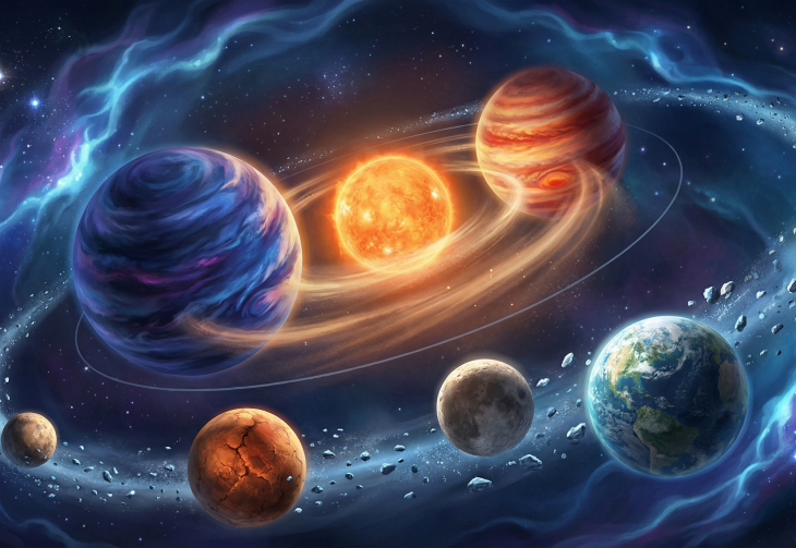 Skała poza gigantami - układ planetarny wywrócony na lewą stronę