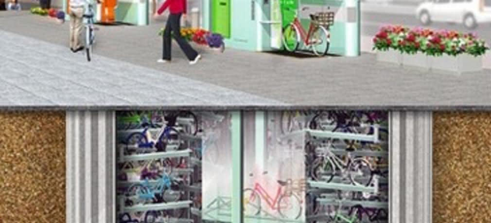Parking rowerowy – poziom Japonia