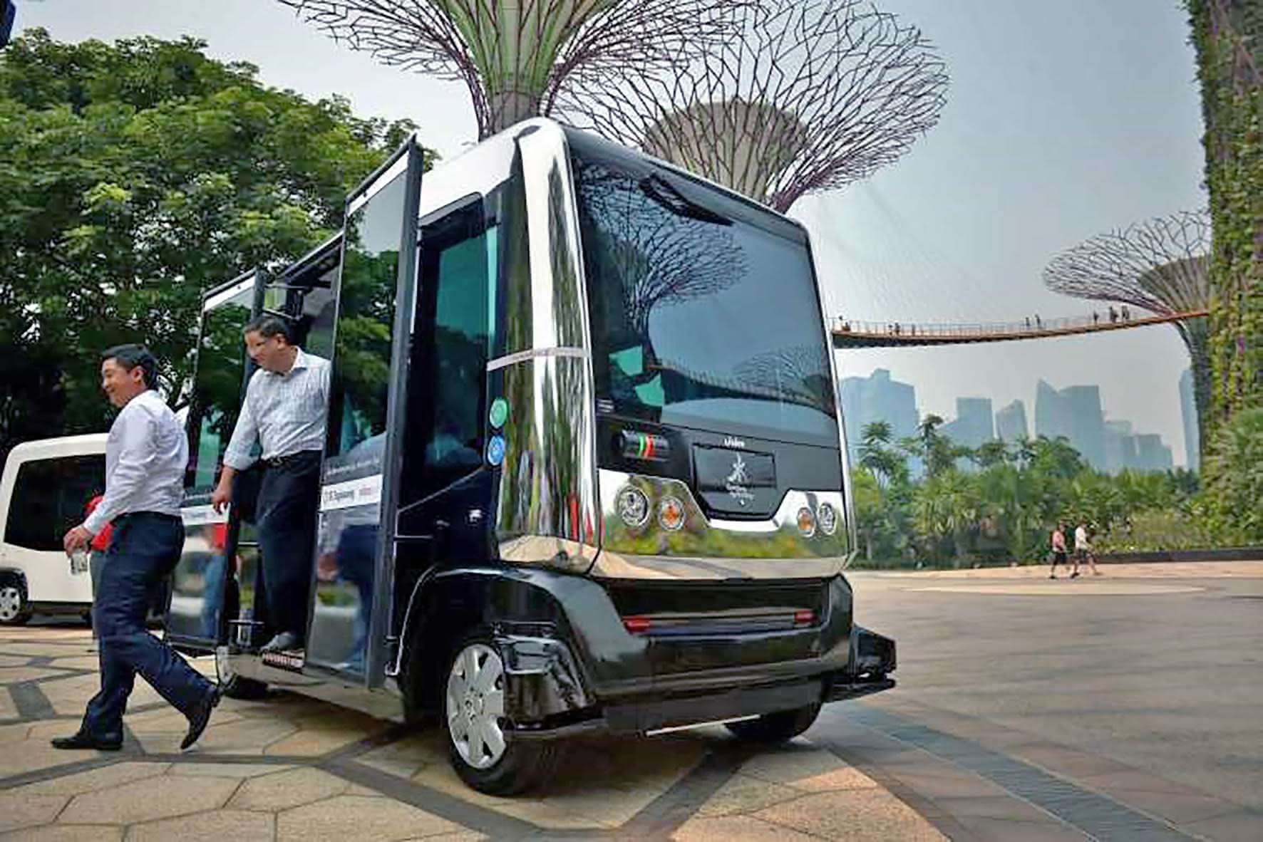 Autonomiczny bus w Singapurze