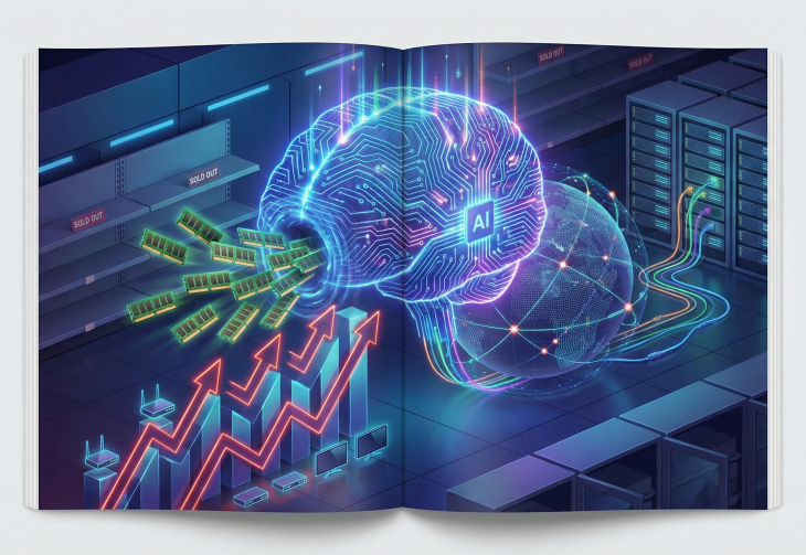 AI zżera pamięć: ceny RAM +600%, routery pustoszeją!