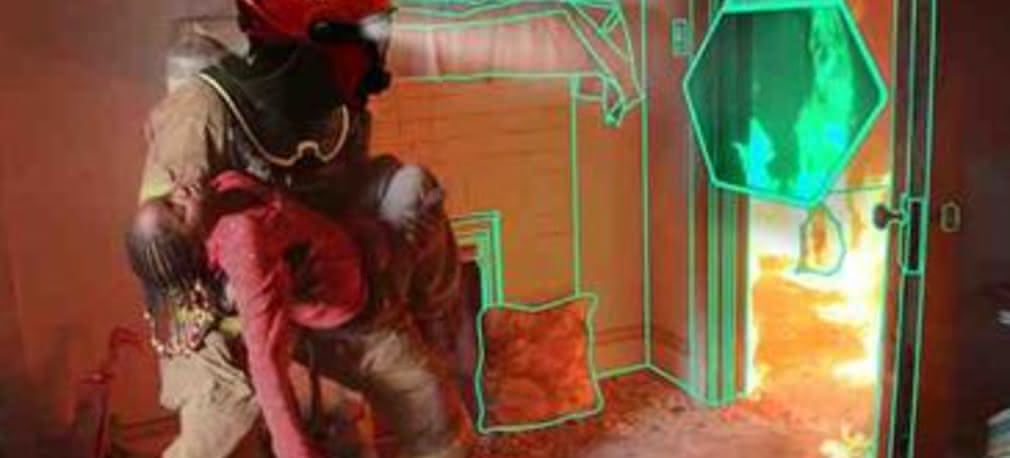 Strażacka akcj w rozszerzonej rzeczywistości 