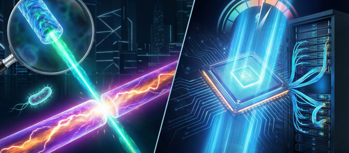 Laser wielkości bakterii kroi energię komputerów o połowę!