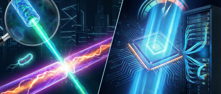 Laser wielkości bakterii kroi energię komputerów o połowę!
