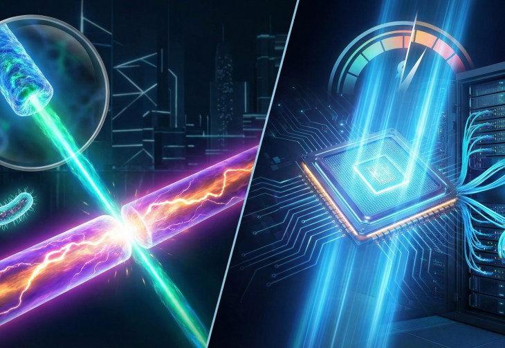 Laser wielkości bakterii kroi energię komputerów o połowę!