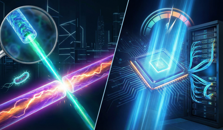 Laser wielkości bakterii kroi energię komputerów o połowę!