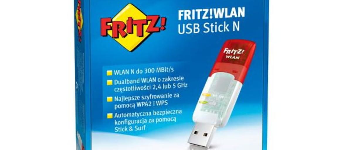 FRITZ! WLAN USB Stick N - karta sieciowa Wi-Fi w postaci pendrive’a 