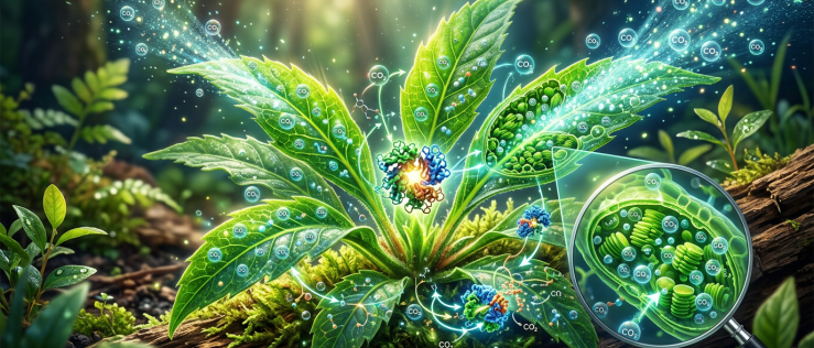 Mech polny hackuje fotosyntezę - 40 razy więcej CO₂ w liściach!