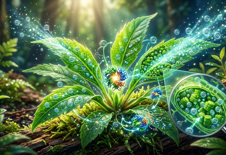 Mech polny hackuje fotosyntezę - 40 razy więcej CO₂ w liściach!