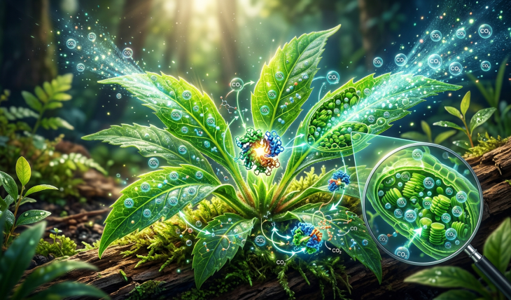 Mech polny hackuje fotosyntezę - 40 razy więcej CO₂ w liściach!