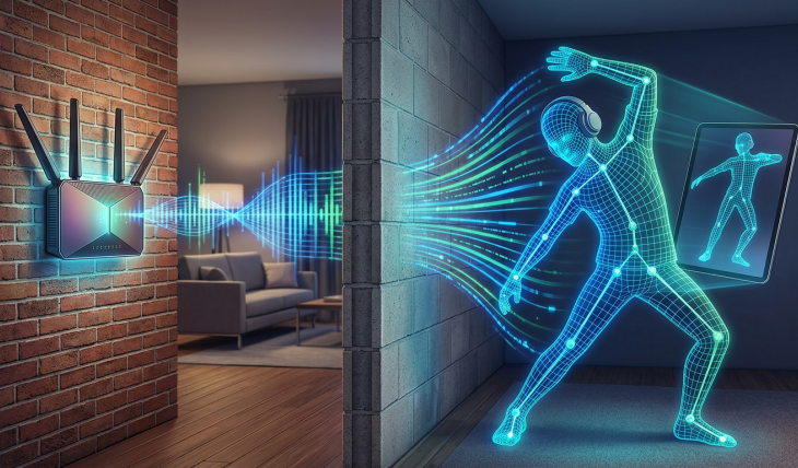 Router WiFi prześwietla ściany - AI odtwarza pozę ciała w czasie rzeczywistym