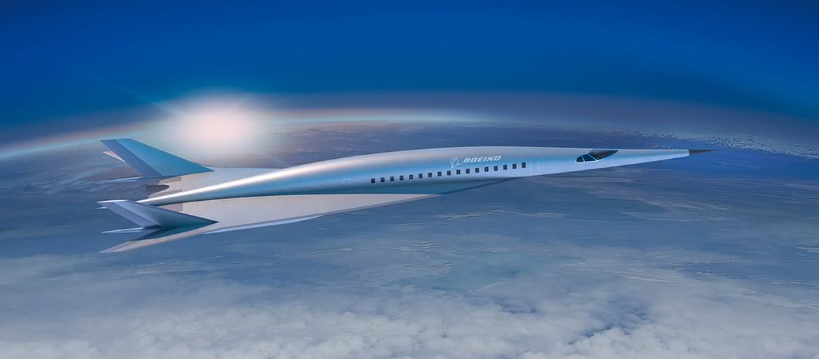 Boeing zaprezentował koncept nowego samolotu ponaddźwiękowego