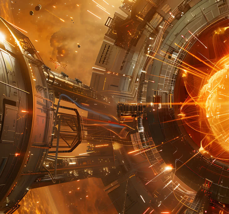 Kosmiczny reaktor słoneczny. Napęd oparty na skoncentrowanej  energii słonecznej