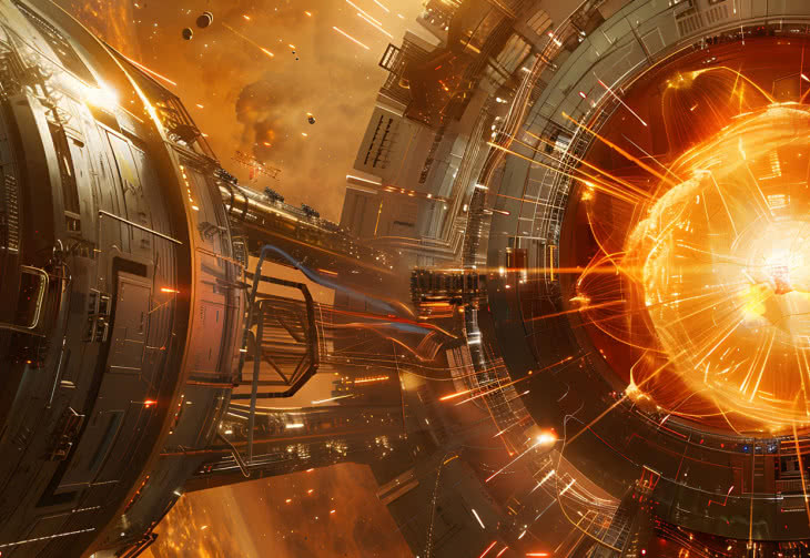 Kosmiczny reaktor słoneczny. Napęd oparty na skoncentrowanej  energii słonecznej