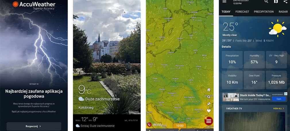 Pogoda w telefonie