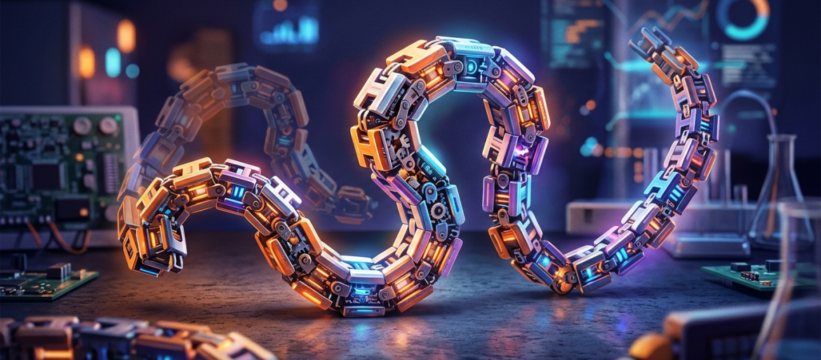 Robotyczny łańcuch z Amsterdamu uczy się kształtów bez centralnego sterowania