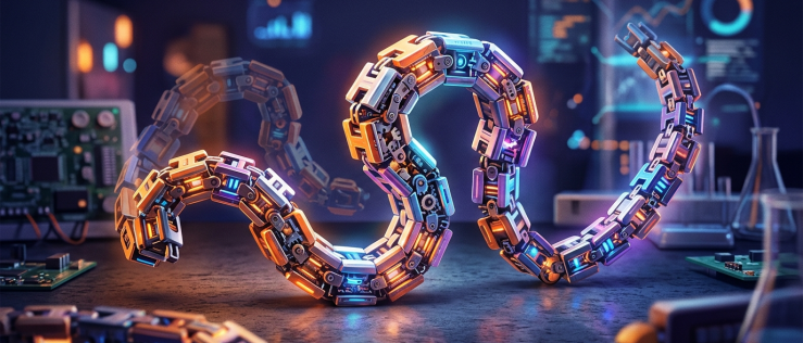 Robotyczny łańcuch z Amsterdamu uczy się kształtów bez centralnego sterowania