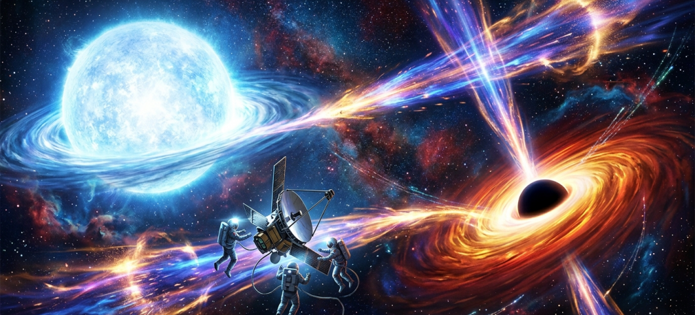 Cygnus X-1: Dżety o mocy 10 tysięcy Słońc tańczą w gwiezdnym wietrze
