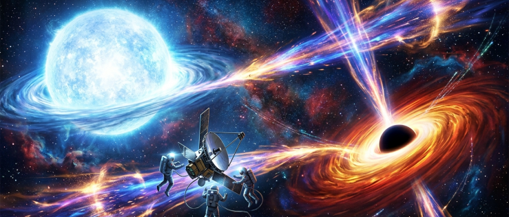 Cygnus X-1: Dżety o mocy 10 tysięcy Słońc tańczą w gwiezdnym wietrze
