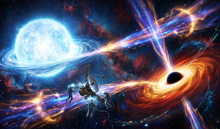 Cygnus X-1: Dżety o mocy 10 tysięcy Słońc tańczą w gwiezdnym wietrze